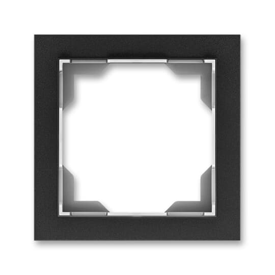 3901M-A00110 37 Rámeček pro elektroinstalační přístroje, jednonásobný, onyx